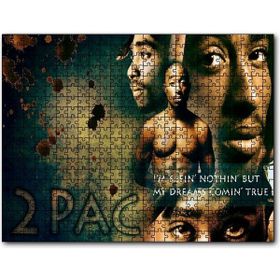 Cakapuzzle Tupac Shakur Rüyaların Gerçeğe Dönüşü Mdf 1000 Parça Puzzle