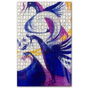 Cakapuzzle Turna Kuşları Çizim Görseli Ahşap 255 Parça Puzzle