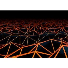 Cakapuzzle Turuncu Üçgenlerden Oluşan 3d Yüzey 255 Parça Puzzle