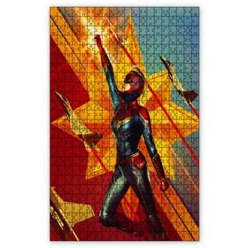 Cakapuzzle Uçaklar Yarışan Kaptan Marvel Ahşap 255 Parça Puzzle