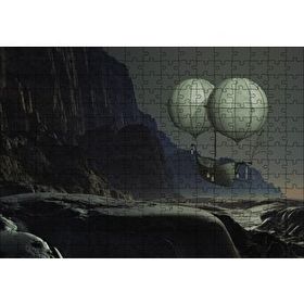 Cakapuzzle Uçan Gemi Fantastik 120 Parça Ahşap Puzzle