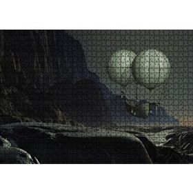 Cakapuzzle Uçan Gemi Fantastik 120 Parça Ahşap Puzzle
