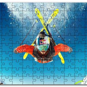 Cakapuzzle Uçan Kayakçı Sipor Mdf 1000 Parça Puzzle