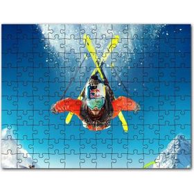 Cakapuzzle Uçan Kayakçı Sipor Mdf 120 Parça Puzzle