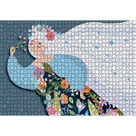 Cakapuzzle Uluslararası Kadınlar Günü Görseli Çizim 120 Parça Ahşap Puzzle
