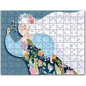Cakapuzzle Uluslararası Kadınlar Günü Görseli Çizim Mdf 120 Parça Puzzle