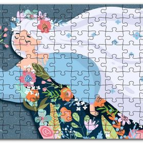 Cakapuzzle Uluslararası Kadınlar Günü Görseli Çizim Mdf 255 Parça Puzzle