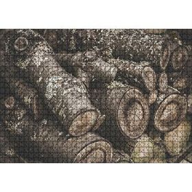 Cakapuzzle Üstüste Kütükler 120 Parça Ahşap Puzzle