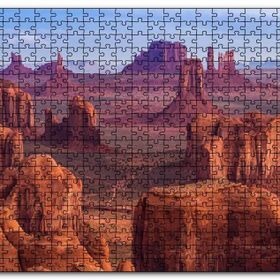 Cakapuzzle Utah Monument Vadisi Kumtaşları Mdf 500 Parça Puzzle