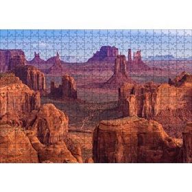 Cakapuzzle Utah Monument Vadisi Kumtaşları Mdf 500 Parça Puzzle