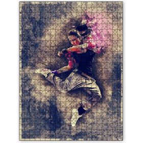 Cakapuzzle Uzakdoğulu Dövüşçü Kadın Ahşap 500 Parça Puzzle