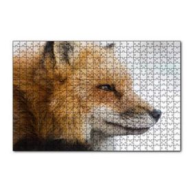 Cakapuzzle Uzakları İzleyen Kızıl Tilki Yakın Çekim 120 Parça Ahşap Puzzle