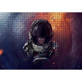 Cakapuzzle Uzay Güneş Işığı Astronot Görseli 120 Parça Puzzle