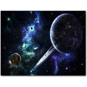 Cakapuzzle Uzayda Gezegeller Yıldızlar Güneş Tutulması Mdf 120 Parça Puzzle