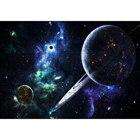 Cakapuzzle Uzayda Gezegeller Yıldızlar Güneş Tutulması Mdf 255 Parça Puzzle