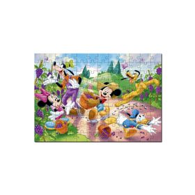 Cakapuzzle Üzüm Hasat Mickey Minnie Mouse Donald Duck Pluto 255 Parça Puzzle