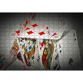Cakapuzzle Uzun Yeleli Şahlanan At Görseli 120 Parça Ahşap Puzzle