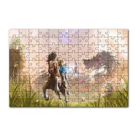 Cakapuzzle Vahşi Zelda Nefesi Efsanesi Görseli 120 Parça Ahşap Puzzle