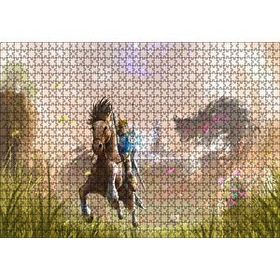 Cakapuzzle Vahşi Zelda Nefesi Efsanesi Görseli 120 Parça Ahşap Puzzle