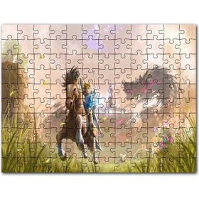 Cakapuzzle Vahşi Zelda Nefesi Efsanesi Görseli Mdf 120 Parça Puzzle