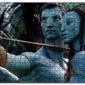 Cakapuzzle Vatar 2 Jake ve Neytiri Görseli Mdf 120 Parça Puzzle