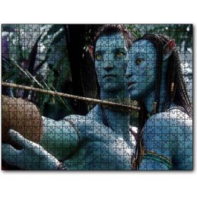 Cakapuzzle Vatar 2 Jake ve Neytiri Görseli Mdf 500 Parça Puzzle