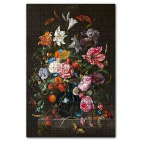 Cakapuzzle Vazoda Çiçekler ve Kelebekler 1000 Parça Puzzle