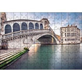 Cakapuzzle Venedik Rialto Köprüsü 120 Parça Ahşap Puzzle