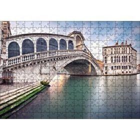 Cakapuzzle Venedik Rialto Köprüsü 120 Parça Ahşap Puzzle
