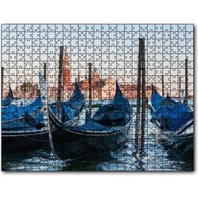 Cakapuzzle Venedikte Gondollar Mdf 500 Parça Puzzle