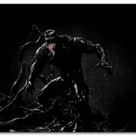 Cakapuzzle Venom Dark Black Artwork Ahşap 500 Parça Puzzle