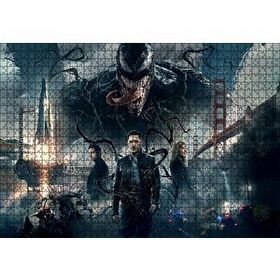 Cakapuzzle Venom Tom Hardy Michelle Williams Ahşap 1000 Parça Puzzle
