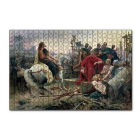 Cakapuzzle Vercingetorix Jül Sezara Meydan Okuyor 120 Parça Ahşap Puzzle