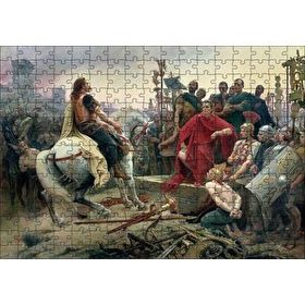 Cakapuzzle Vercingetorix Jül Sezara Meydan Okuyor 120 Parça Ahşap Puzzle