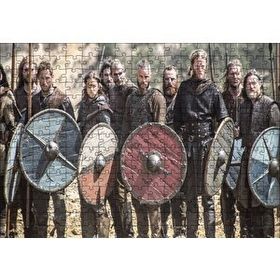 Cakapuzzle Viking Oyuncular Görseli 120 Parça Ahşap Puzzle