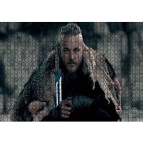 Cakapuzzle Viking Travis Fimmel 120 Parça Ahşap Puzzle