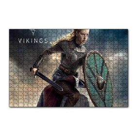 Cakapuzzle Vikingler Katheryn Lagertha 120 Parça Ahşap Puzzle