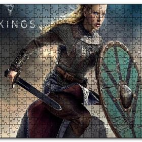Cakapuzzle Vikingler Katheryn Lagertha Mdf 500 Parça Puzzle