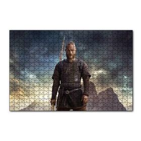 Cakapuzzle Vikingler Kayalıklar ve Bulutlu Ragnar Lodbrok 120 Parça Ahşap Puzzle