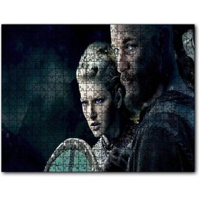 Cakapuzzle Vikingler Ragnar ve Lagertha Mdf 500 Parça Puzzle