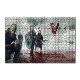 Cakapuzzle Vikingler Savaş Sonu 120 Parça Ahşap Puzzle