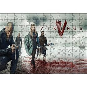 Cakapuzzle Vikingler Savaş Sonu 120 Parça Ahşap Puzzle