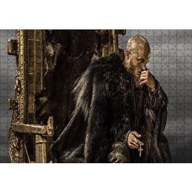 Cakapuzzle Vikingler Taht Travis Fimmel 120 Parça Ahşap Puzzle