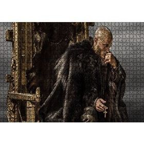 Cakapuzzle Vikingler Taht Travis Fimmel 120 Parça Ahşap Puzzle