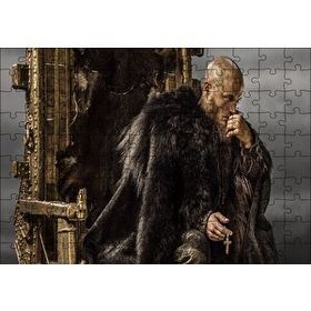Cakapuzzle Vikingler Taht Travis Fimmel Mdf 120 Parça Puzzle