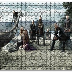 Cakapuzzle Vikingler Tüm Karakterler Mdf 500 Parça Puzzle