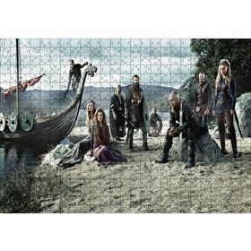 Cakapuzzle Vikingler Tüm Karakterler Mdf 500 Parça Puzzle