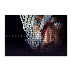 Cakapuzzle Vikng Dizi Afişi 120 Parça Ahşap Puzzle
