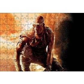 Cakapuzzle Vin Diesel Riddick 2013 Film Afişi 120 Parça Ahşap Puzzle