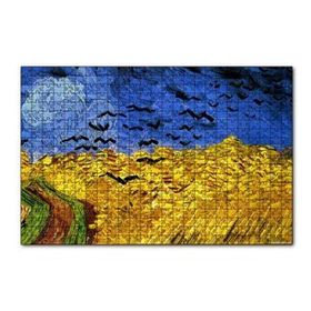 Cakapuzzle Vincent Van Gogh Buğday Tarlası Ve Kargalar 120 Parça Ahşap Puzzle